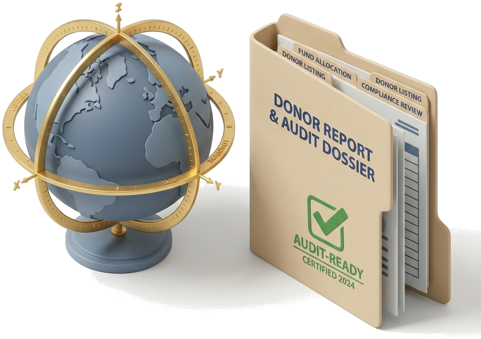3D Digital Globe and Audit Dossier Asset