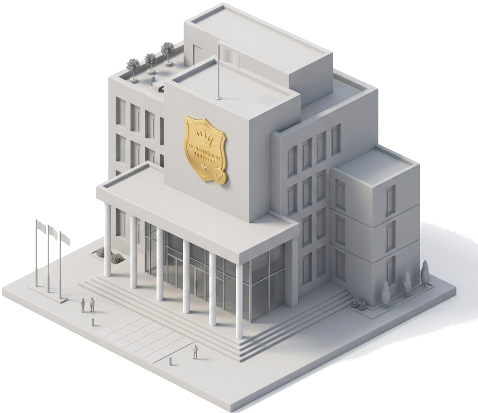3D Government Ministry Architecture Asset